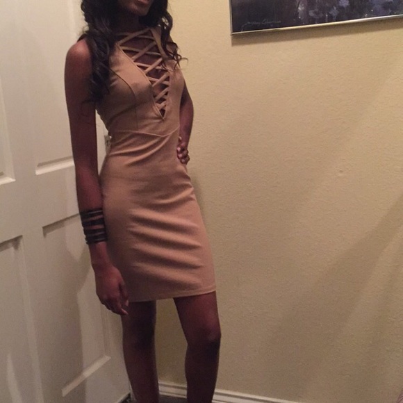 Dresses & Skirts - Nude dress| Only worn once| Great condition